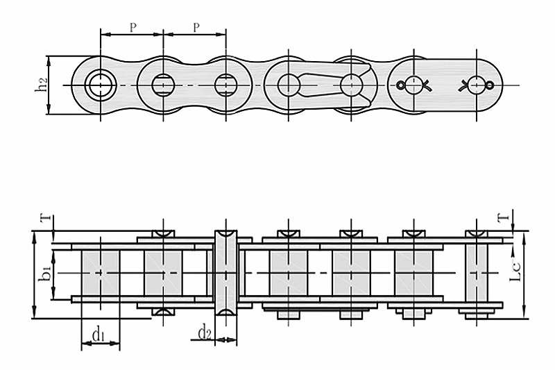 A series short pitch precision roller chain-1