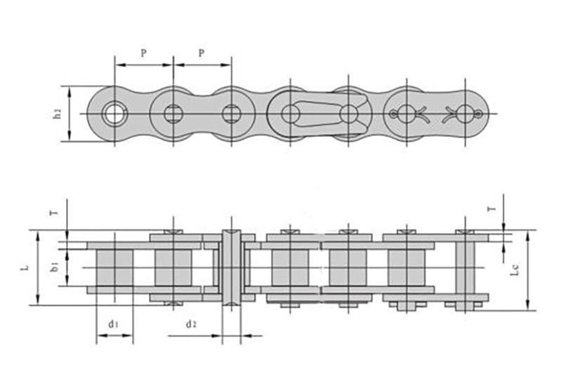 Heavy Duty Series Roller Chain 1