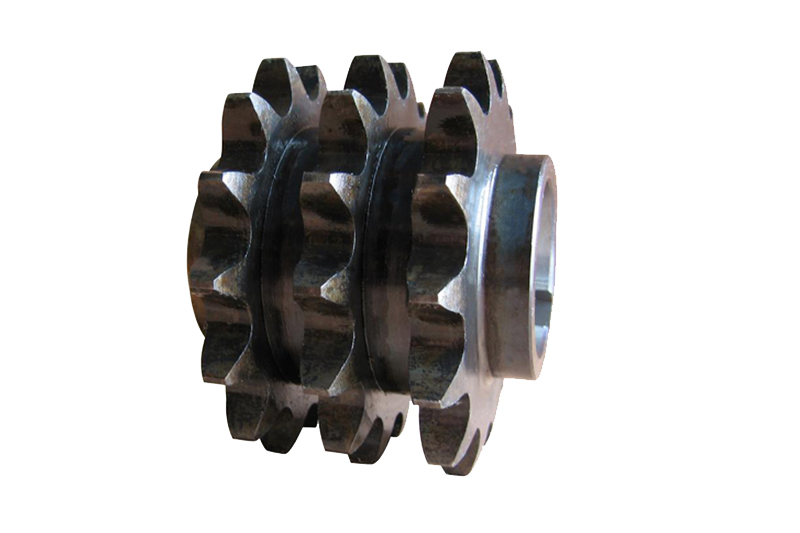 Three-row sprocket